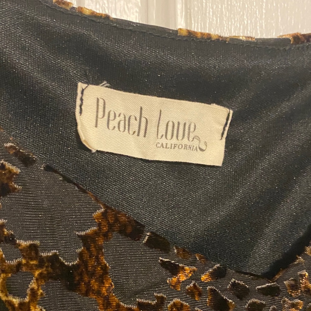 Peach Love California Snakeskin Spaghetti Strap Dress - Picture 2 of 4